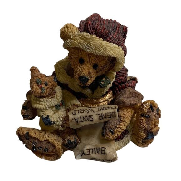 Vintage Boyd’s Bears Kringle & Bailey with List Bearstone Collectable Figurine - Picture 1 of 3